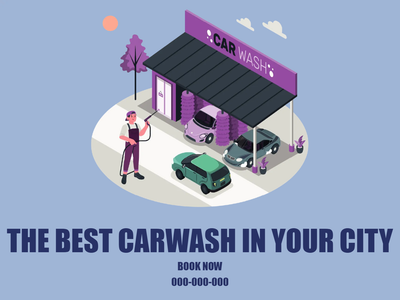 Custom Outdoor Yard Signs Multiple Sizes Best Carwash