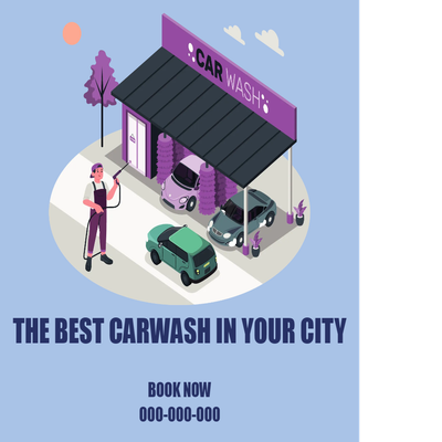 Custom Outdoor Yard Signs Multiple Sizes Best Carwash