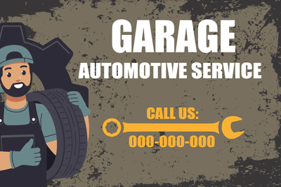 Custom Outdoor Yard Signs Multiple Sizes Service Garage