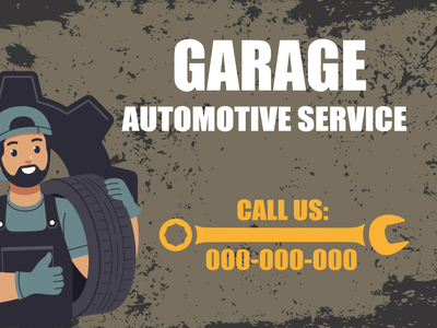 Custom Outdoor Yard Signs Multiple Sizes Service Garage