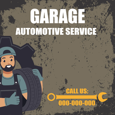 Custom Outdoor Yard Signs Multiple Sizes Service Garage
