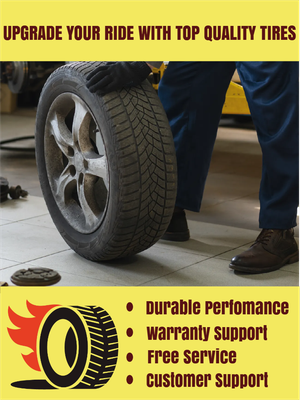 Custom Outdoor Yard Signs Multiple Sizes Upgrade Tires