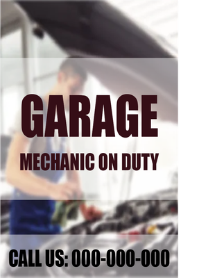 Custom Outdoor Yard Signs Multiple Sizes Auto Mechanic
