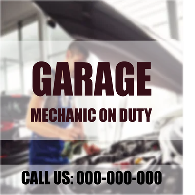 Custom Outdoor Yard Signs Multiple Sizes Auto Mechanic