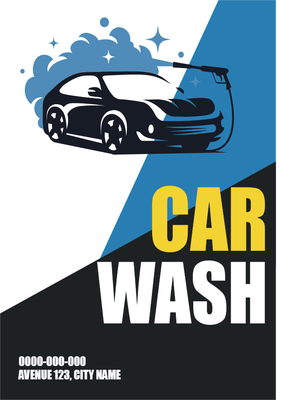 Custom Outdoor Yard Signs Multiple Sizes Professional Vehicle Wash