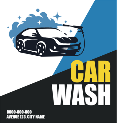 Custom Outdoor Yard Signs Multiple Sizes Professional Vehicle Wash