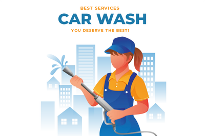 Custom Outdoor Yard Signs Multiple Sizes Deserve Car Wash