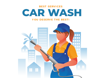 Custom Outdoor Yard Signs Multiple Sizes Deserve Car Wash
