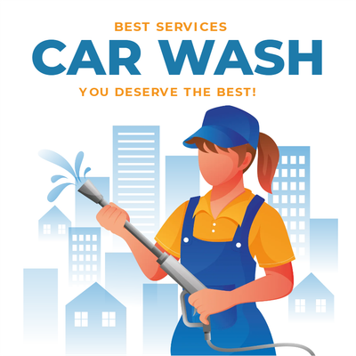 Custom Outdoor Yard Signs Multiple Sizes Deserve Car Wash