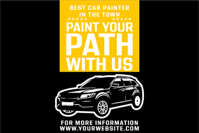 Custom Outdoor Yard Signs Multiple Sizes Paint Your Path With Us