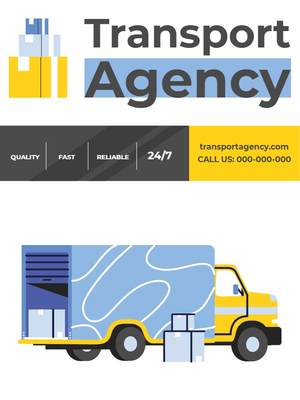 Custom Outdoor Yard Signs Multiple Sizes Transport Agency