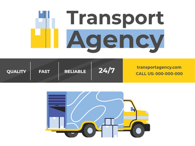 Custom Outdoor Yard Signs Multiple Sizes Transport Agency