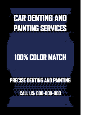 Custom Outdoor Yard Signs Multiple Sizes  Car Denting and Painting Services