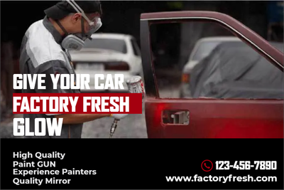 Custom Outdoor Yard Signs Multiple Sizes Car Factory Fresh Glow Paint