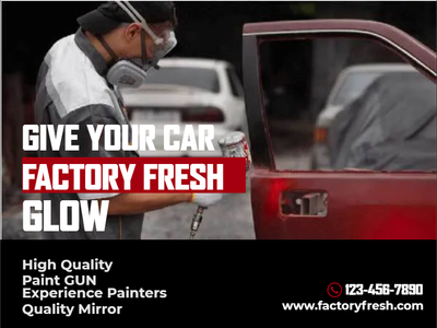 Custom Outdoor Yard Signs Multiple Sizes Car Factory Fresh Glow Paint