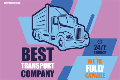 Custom Outdoor Yard Signs Multiple Sizes Best Transport Company