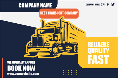 Custom Outdoor Yard Signs Multiple Sizes Reliable Transport Company