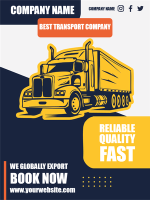 Custom Outdoor Yard Signs Multiple Sizes Reliable Transport Company