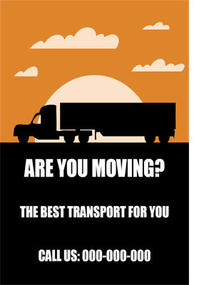 Custom Outdoor Yard Signs Multiple Sizes Reliable Hauling & Transport