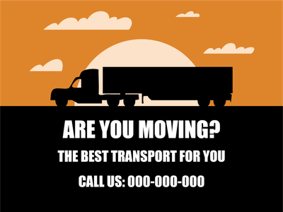Custom Outdoor Yard Signs Multiple Sizes Reliable Hauling & Transport