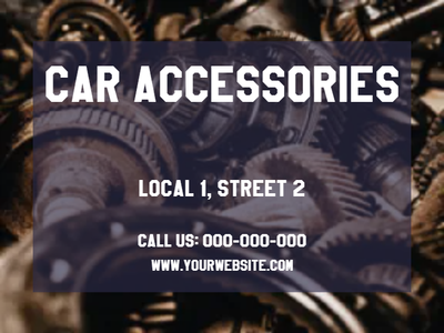 Custom Outdoor Yard Signs Multiple Sizes Car Accessories