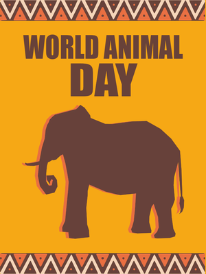 Custom Outdoor Yard Signs Multiple Sizes World Animal Celebration