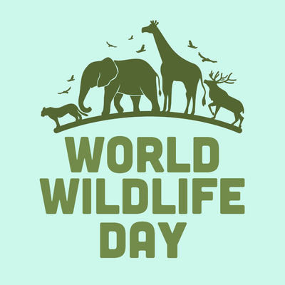 Custom Outdoor Yard Signs Multiple Sizes World Wildlife Day