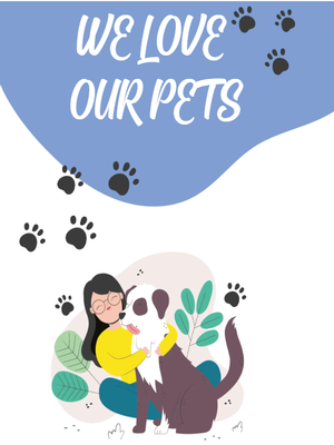 Custom Outdoor Yard Signs Multiple Sizes Love Our Pets
