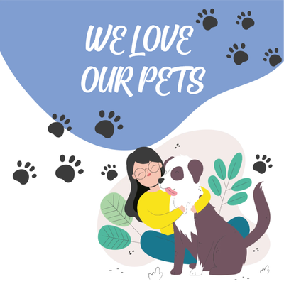 Custom Outdoor Yard Signs Multiple Sizes Love Our Pets