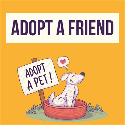 Custom Outdoor Yard Signs Multiple Sizes Adopt A Friend