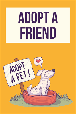 Custom Outdoor Yard Signs Multiple Sizes Adopt A Friend
