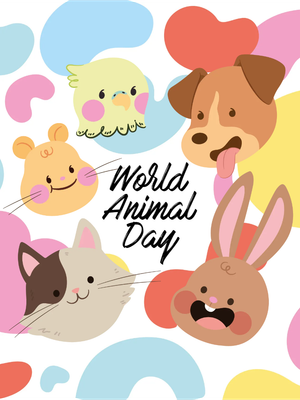 Custom Outdoor Yard Signs Multiple Sizes World Animal Day