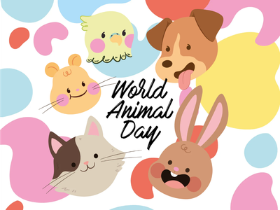 Custom Outdoor Yard Signs Multiple Sizes World Animal Day