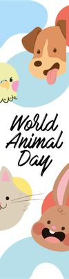 Custom Outdoor Yard Signs Multiple Sizes World Animal Day