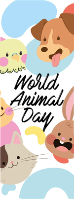 Custom Outdoor Yard Signs Multiple Sizes World Animal Day