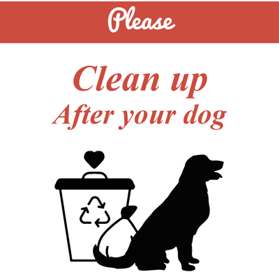 Custom Outdoor Yard Signs Multiple Sizes Please Clean Up