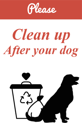 Custom Outdoor Yard Signs Multiple Sizes Please Clean Up