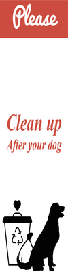 Custom Outdoor Yard Signs Multiple Sizes Please Clean Up