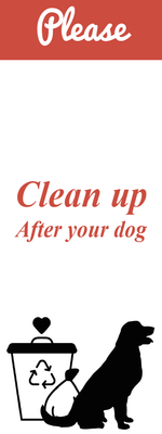 Custom Outdoor Yard Signs Multiple Sizes Please Clean Up