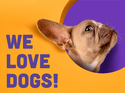 Custom Outdoor Yard Signs Multiple Sizes We Love Dogs