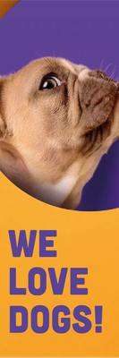 Custom Outdoor Yard Signs Multiple Sizes We Love Dogs