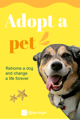 Custom Outdoor Yard Signs Multiple Sizes Adopt A Pet