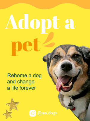 Custom Outdoor Yard Signs Multiple Sizes Adopt A Pet