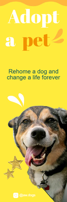 Custom Outdoor Yard Signs Multiple Sizes Adopt A Pet