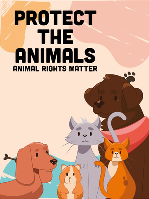 Custom Outdoor Yard Signs Multiple Sizes Protect The Animals