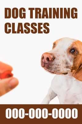 Custom Outdoor Yard Signs Multiple Sizes Dog Training Classes