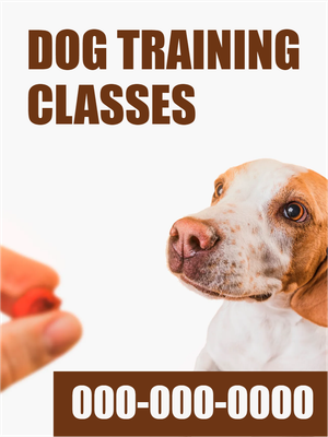 Custom Outdoor Yard Signs Multiple Sizes Dog Training Classes