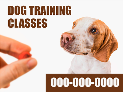 Custom Outdoor Yard Signs Multiple Sizes Dog Training Classes