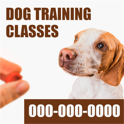 Custom Outdoor Yard Signs Multiple Sizes Dog Training Classes