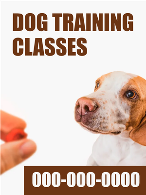 Custom Outdoor Yard Signs Multiple Sizes Dog Training Classes